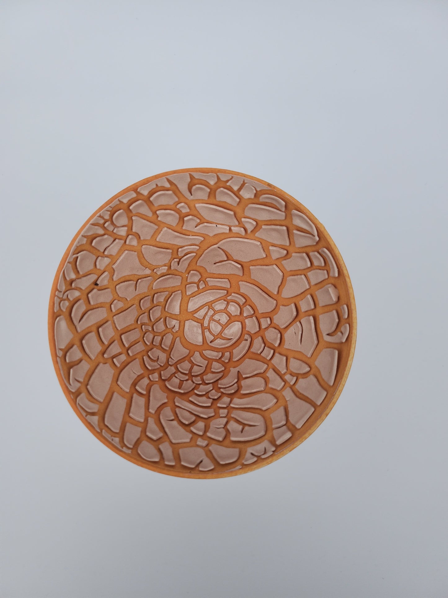 Høj orange skål