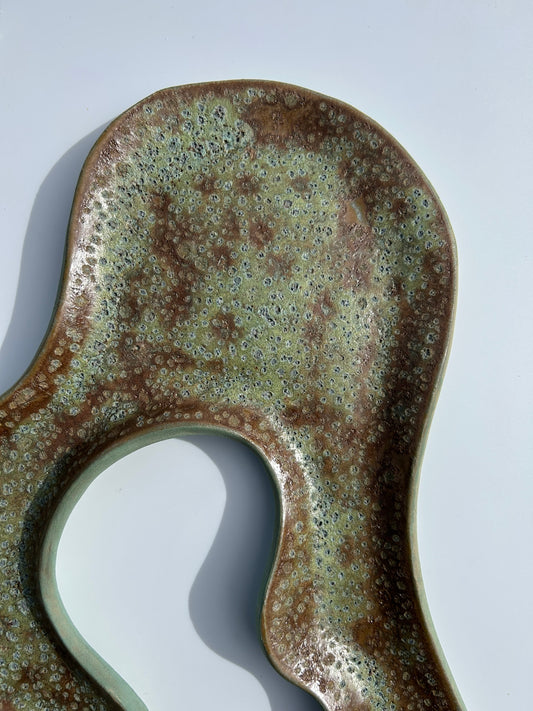 Grønt og brunt vægophæng